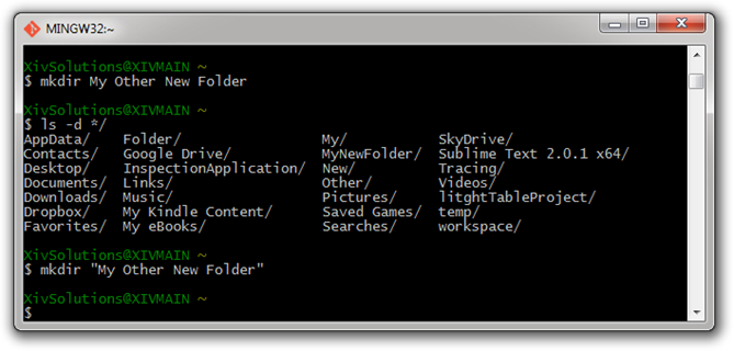 Bash-Create-New-Folder-With-Sapces-Correct