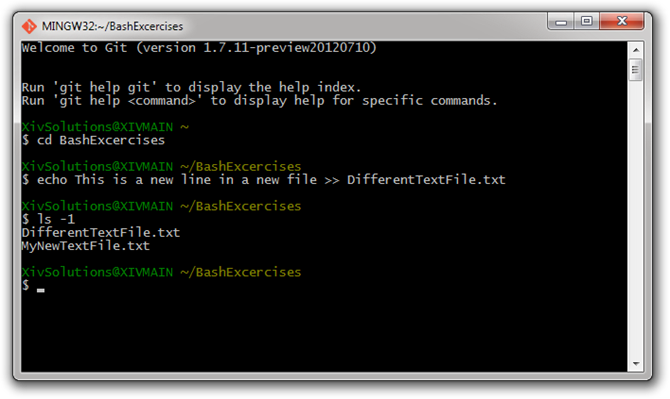 Bash-Create-New-Text-File-With-Echo-Command