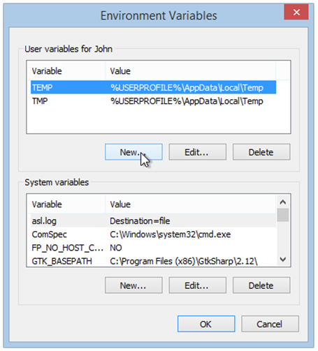 Environment Variables