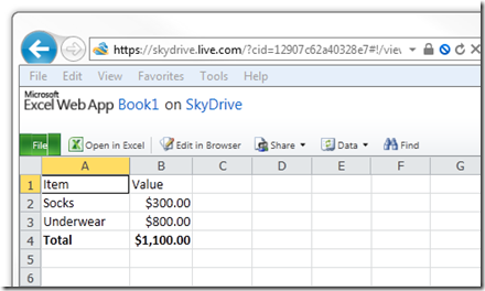 Excel View Only Document