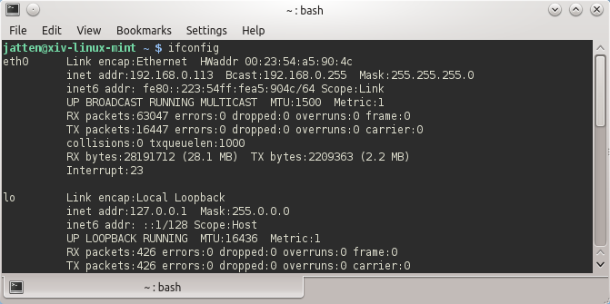 php linux get client mac address based on ip