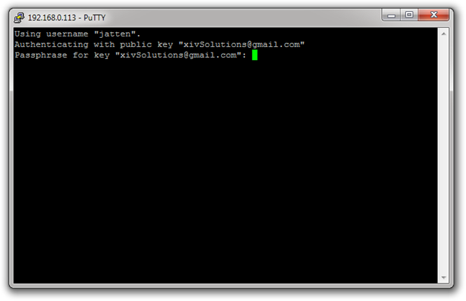 PuTTY-SSH-Login-Before-Enter-Passwor