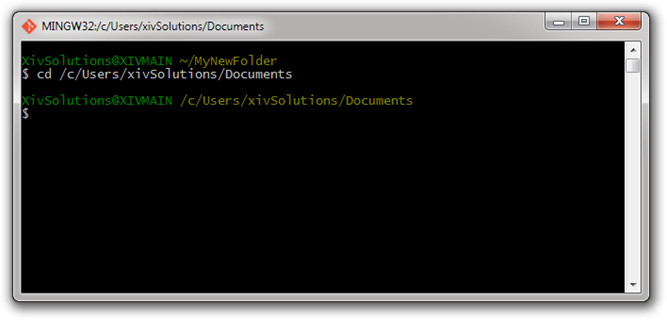 Bash-Change-Directory-To-Documents