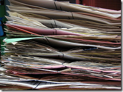 Paperwork: photo by luxomedia